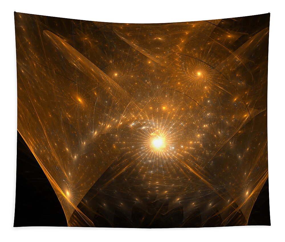 Fractal Tapestry featuring the digital art Big Bang Unfolding by Richard Ortolano
