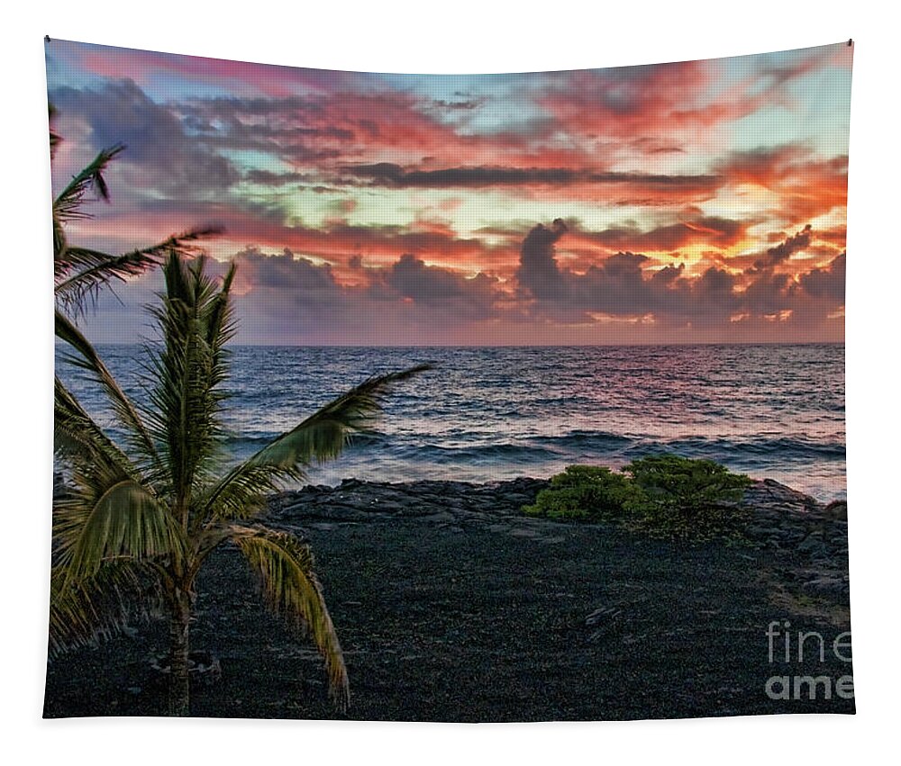 Hawaii Tapestry featuring the photograph Big Island Sunrise by Gary Beeler