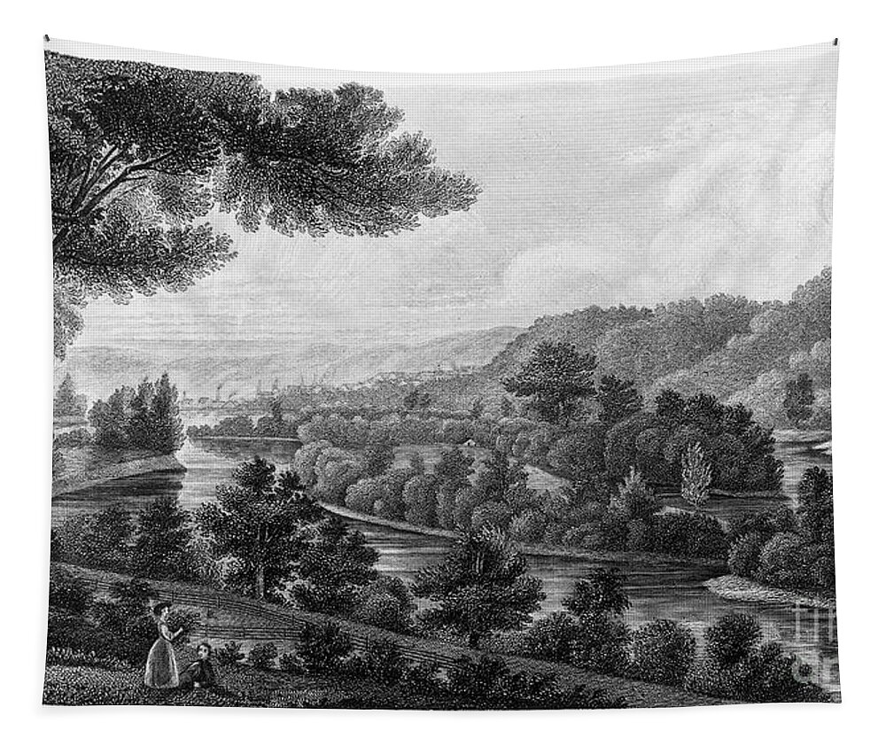 1850 Tapestry featuring the photograph Blennerhassett Island by Granger