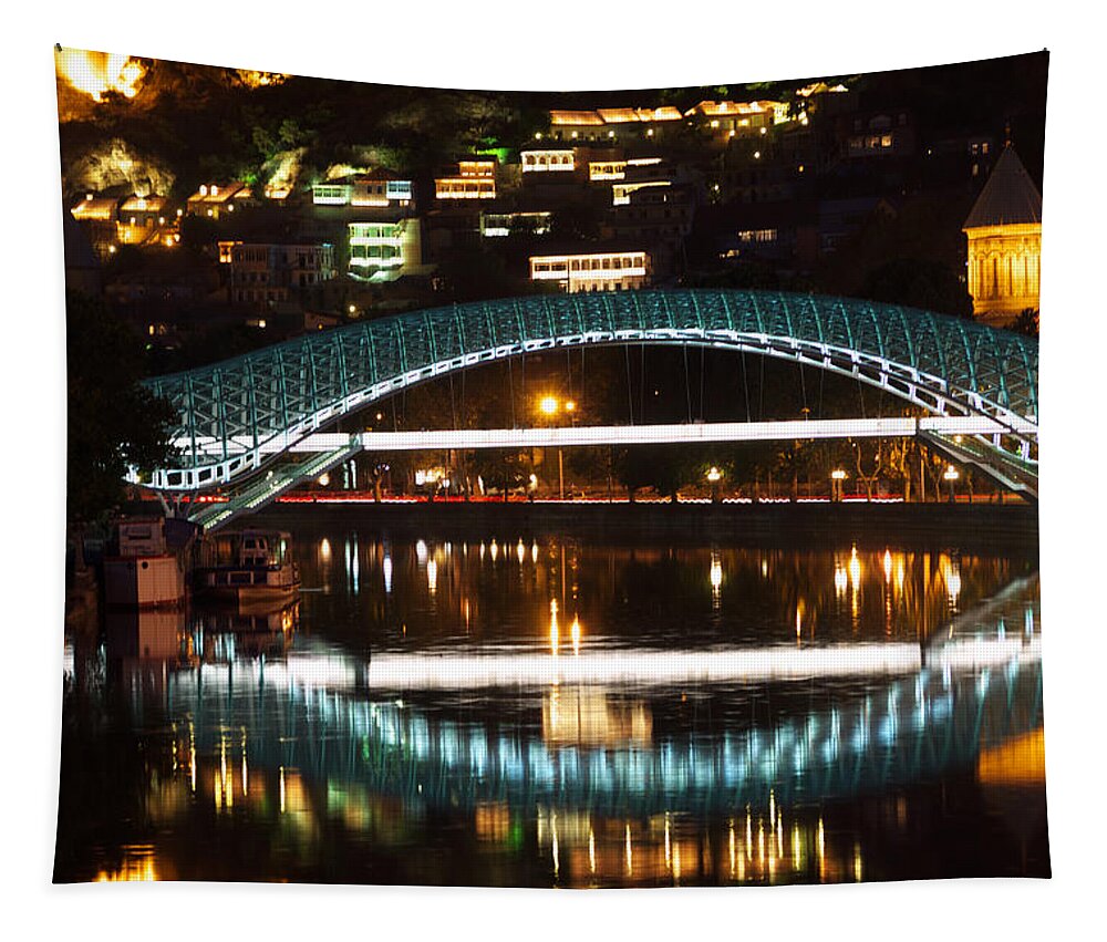 Tbilisi Tapestry featuring the photograph Bridge by Ivan Slosar