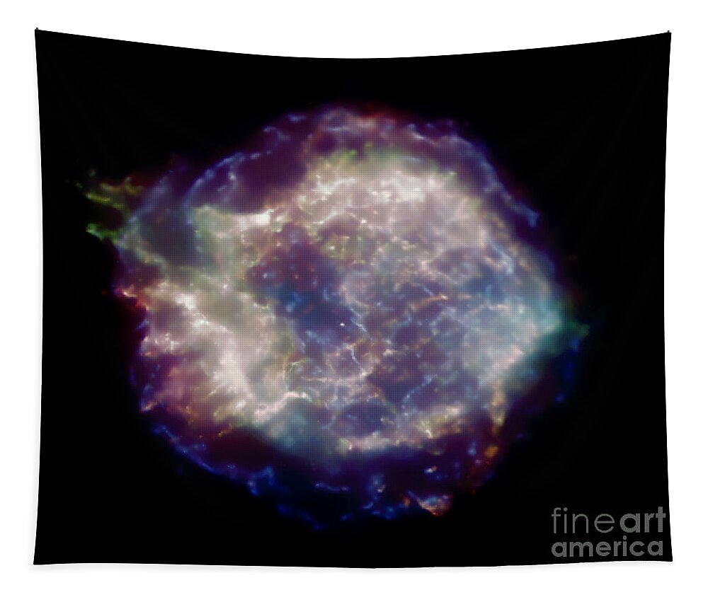 Chandra Tapestry featuring the photograph Cassiopeia A by Nasa