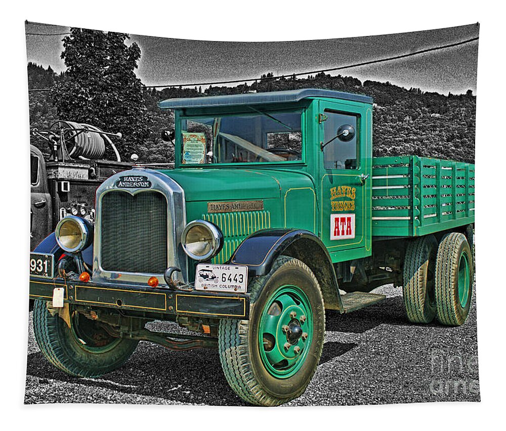 Trucks Tapestry featuring the photograph Catr0341-12 by Randy Harris