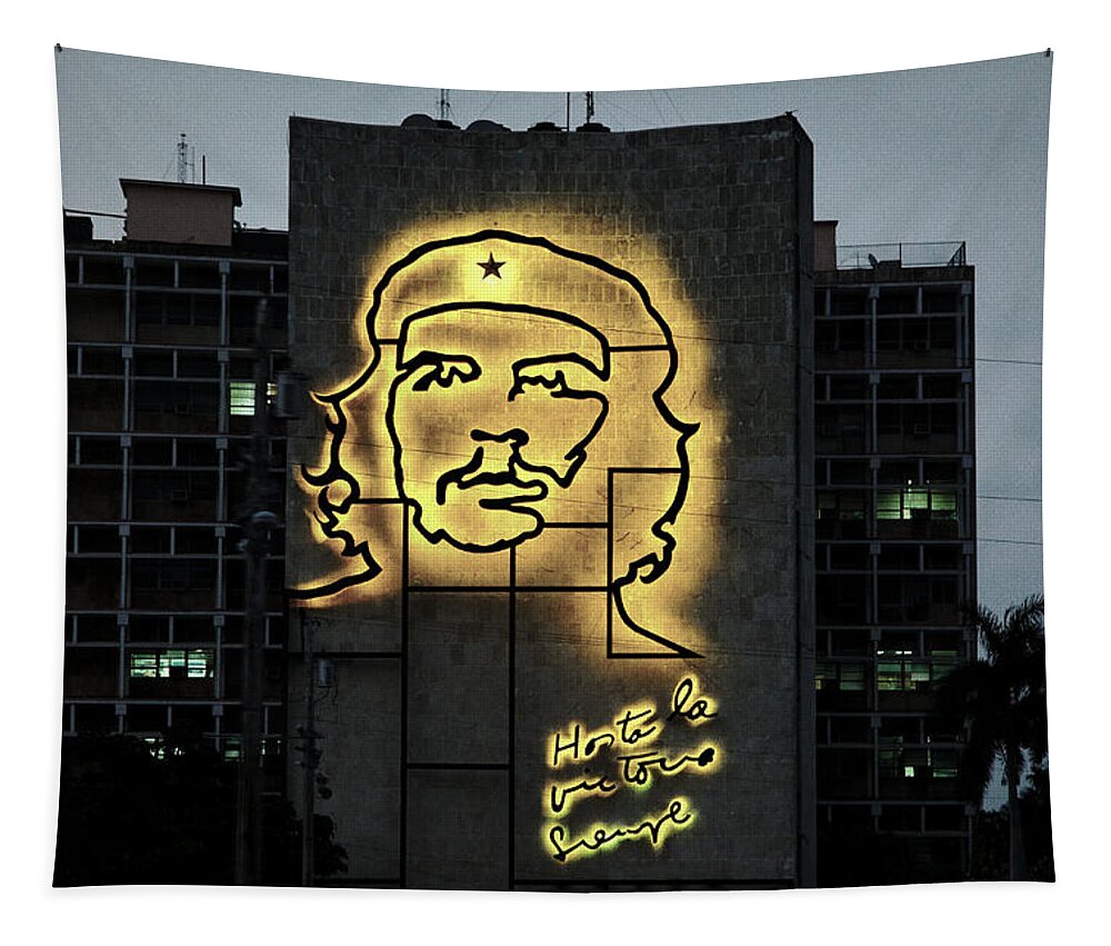 Che Guevera Tapestry featuring the photograph Che Guevera II by Gary Dean Mercer Clark