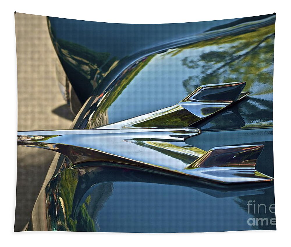 Classic Car Tapestry featuring the photograph Chevrolet Bird by Gwyn Newcombe