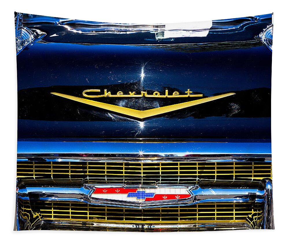 Chevrolet Tapestry featuring the photograph Chevrolet by Burney Lieberman