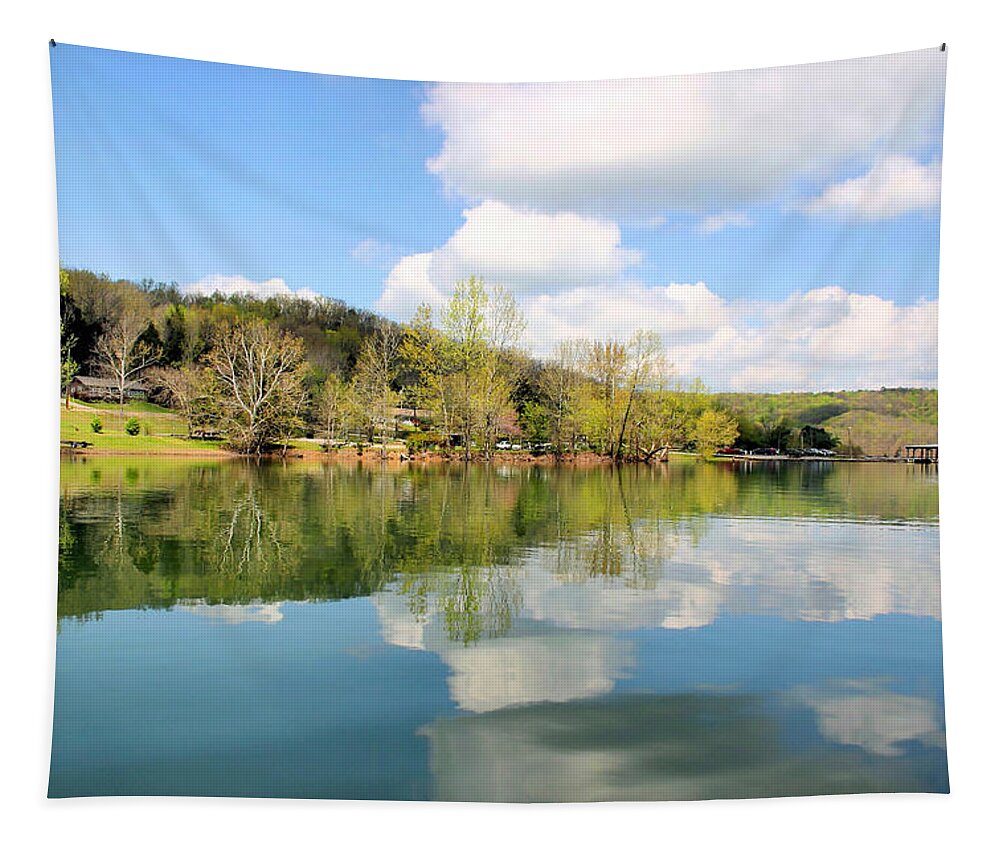 Dale Hollow Tapestry featuring the photograph Dale Hollow Tennessee by Kristin Elmquist