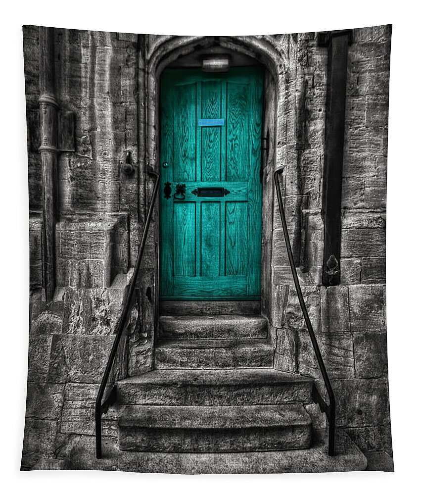 Door Tapestry featuring the photograph Destiny Awaits by Evelina Kremsdorf