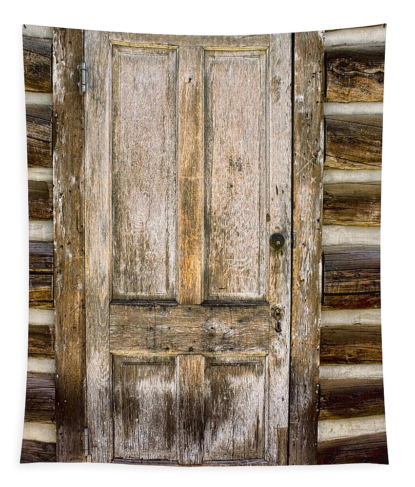 Door Tapestry featuring the photograph Doors of St Elmo II by Ellen Heaverlo