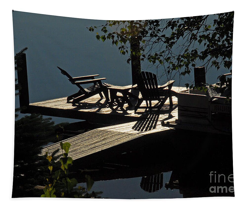 Lake Tapestry featuring the photograph Early Morning at the Lake by Cindy Manero