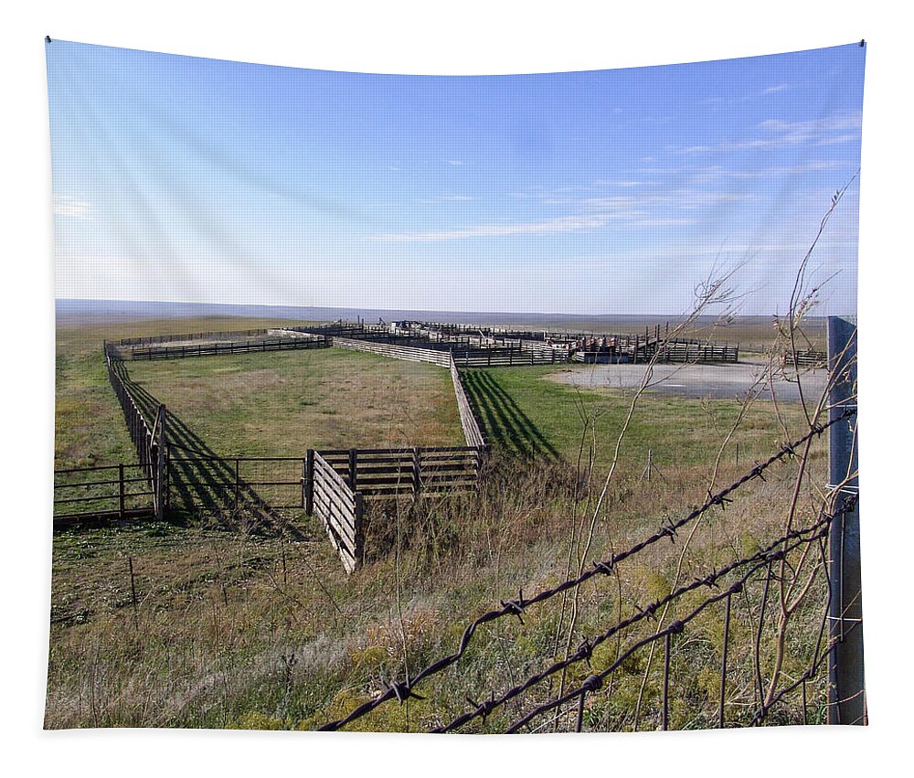 Fences Tapestry featuring the photograph Fences by Al Griffin