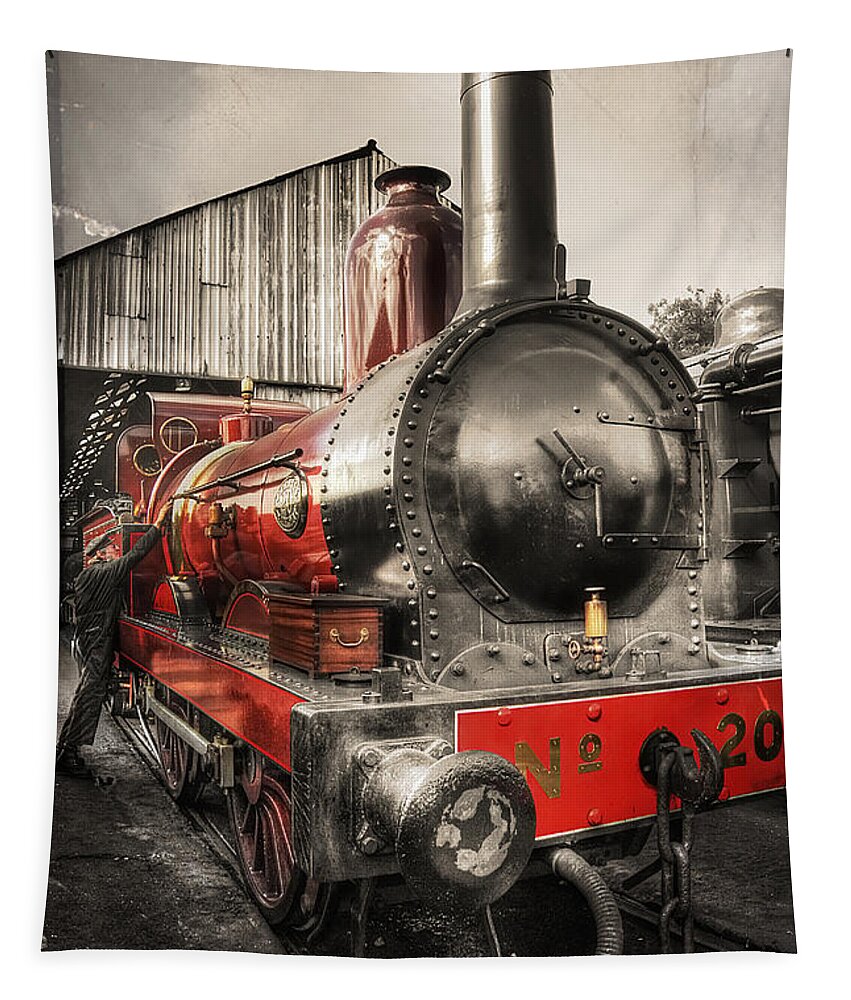  Yhun Suarez Tapestry featuring the photograph Furness Railway Number 20 by Yhun Suarez
