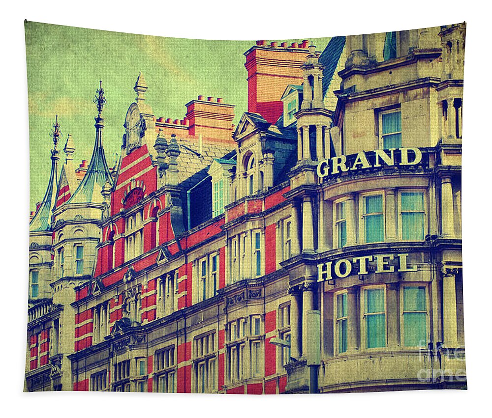 Yhun Suarez Tapestry featuring the photograph Grand Hotel by Yhun Suarez