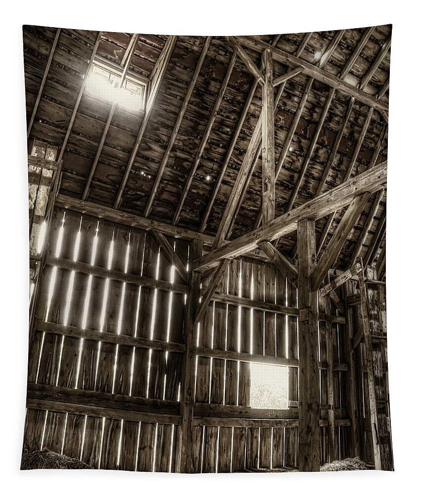 Barn Tapestry featuring the photograph Hay Loft by Scott Norris