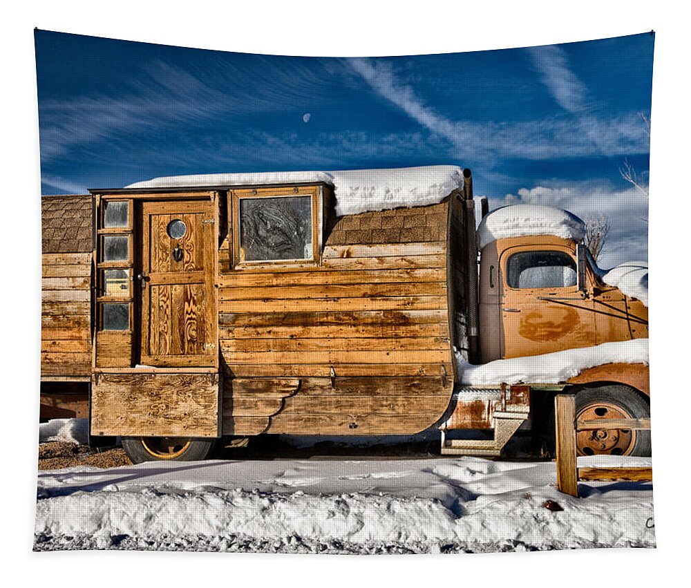 Antique Tapestry featuring the photograph Home On Wheels by Christopher Holmes