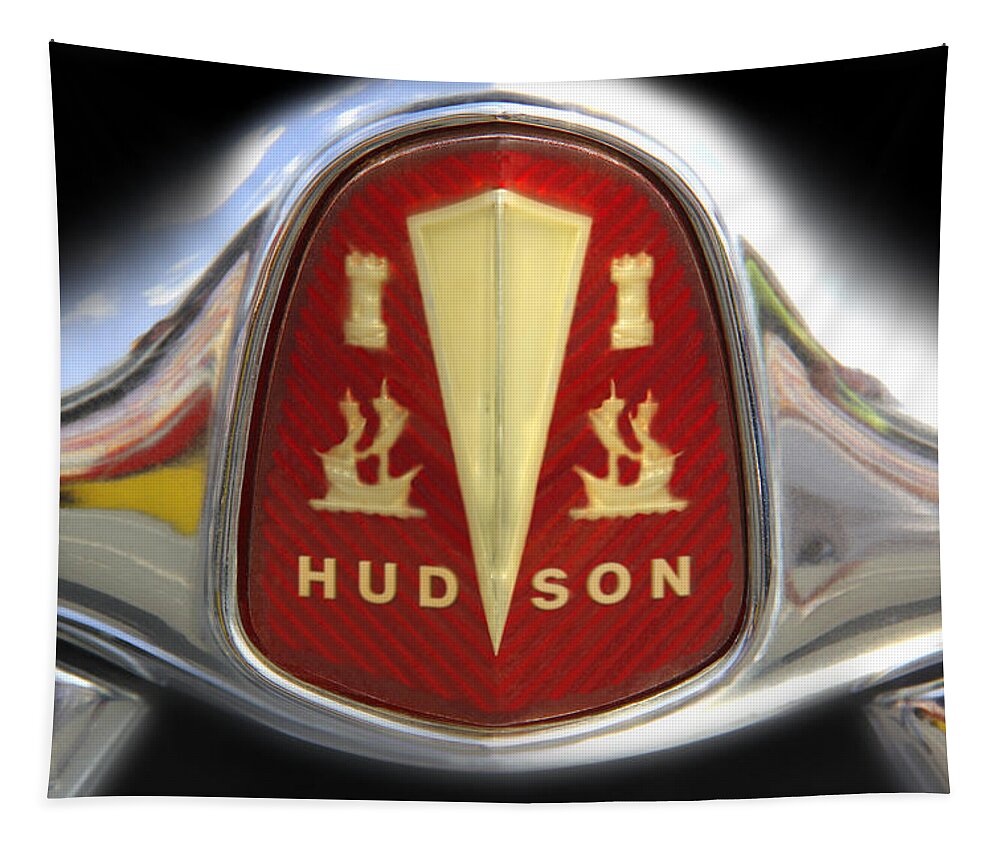 Hudson Tapestry featuring the photograph Hudson Grill Ornament by Mike McGlothlen