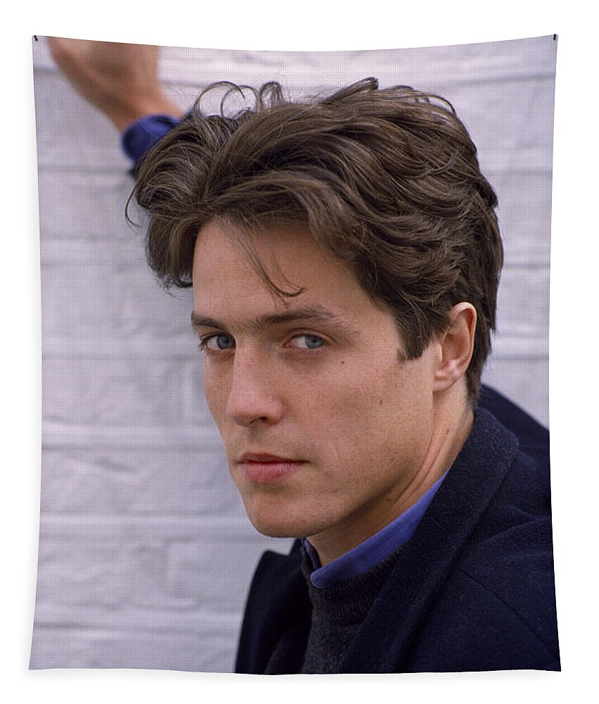 Hugh Grant Tapestry featuring the photograph Hugh Grant by Shaun Higson