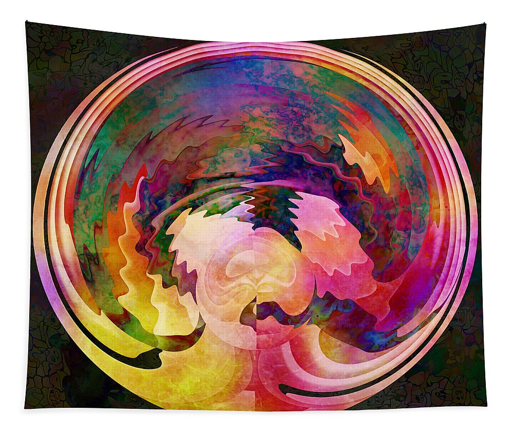 Joy Tapestry featuring the digital art Joy by Barbara Berney
