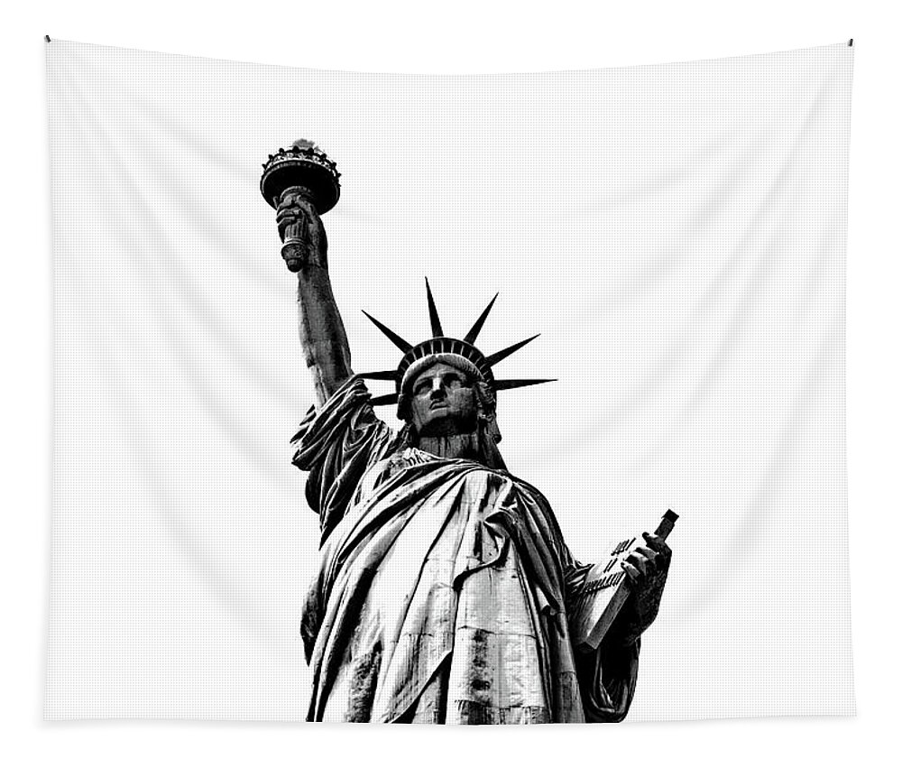 Statue Of Liberty Tapestry featuring the photograph Lady Liberty by La Dolce Vita