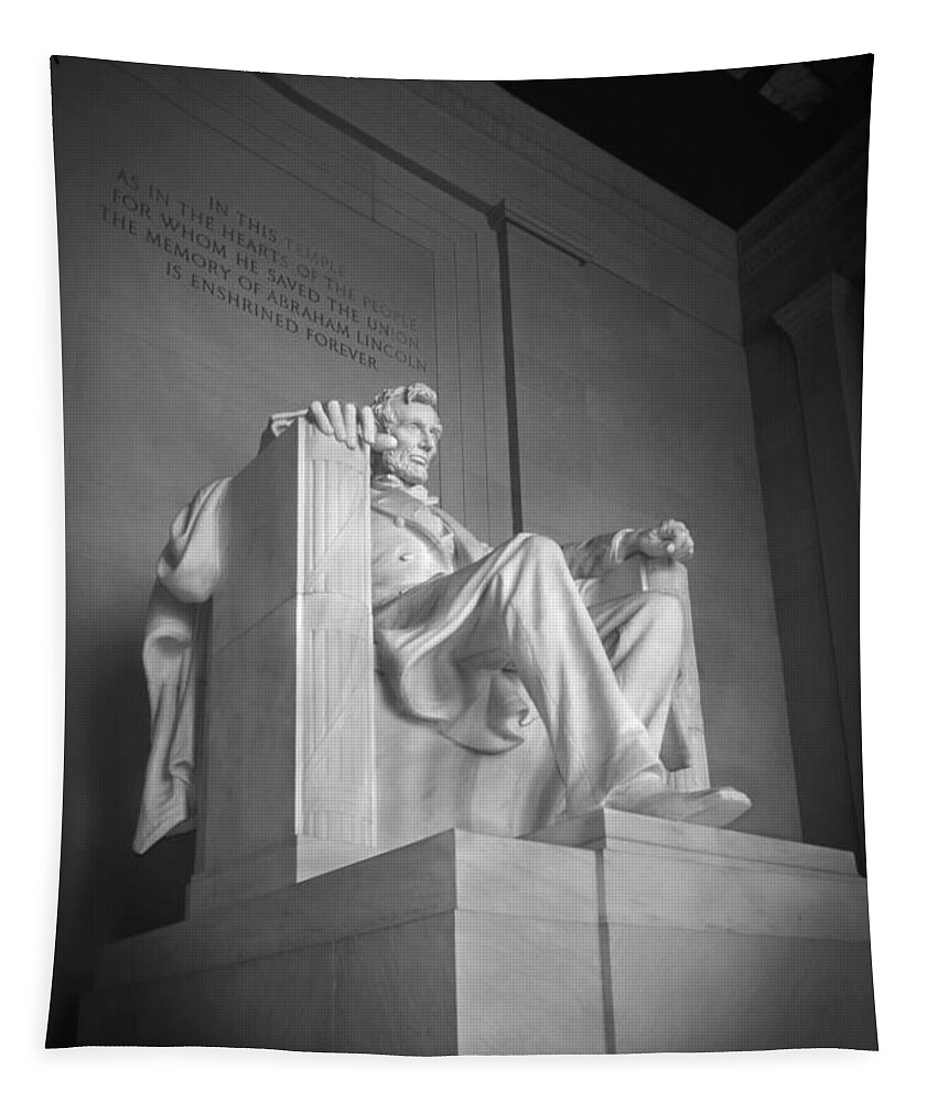 Lincoln Memorial Tapestry featuring the photograph Lincoln Memorial 3 by Mike McGlothlen