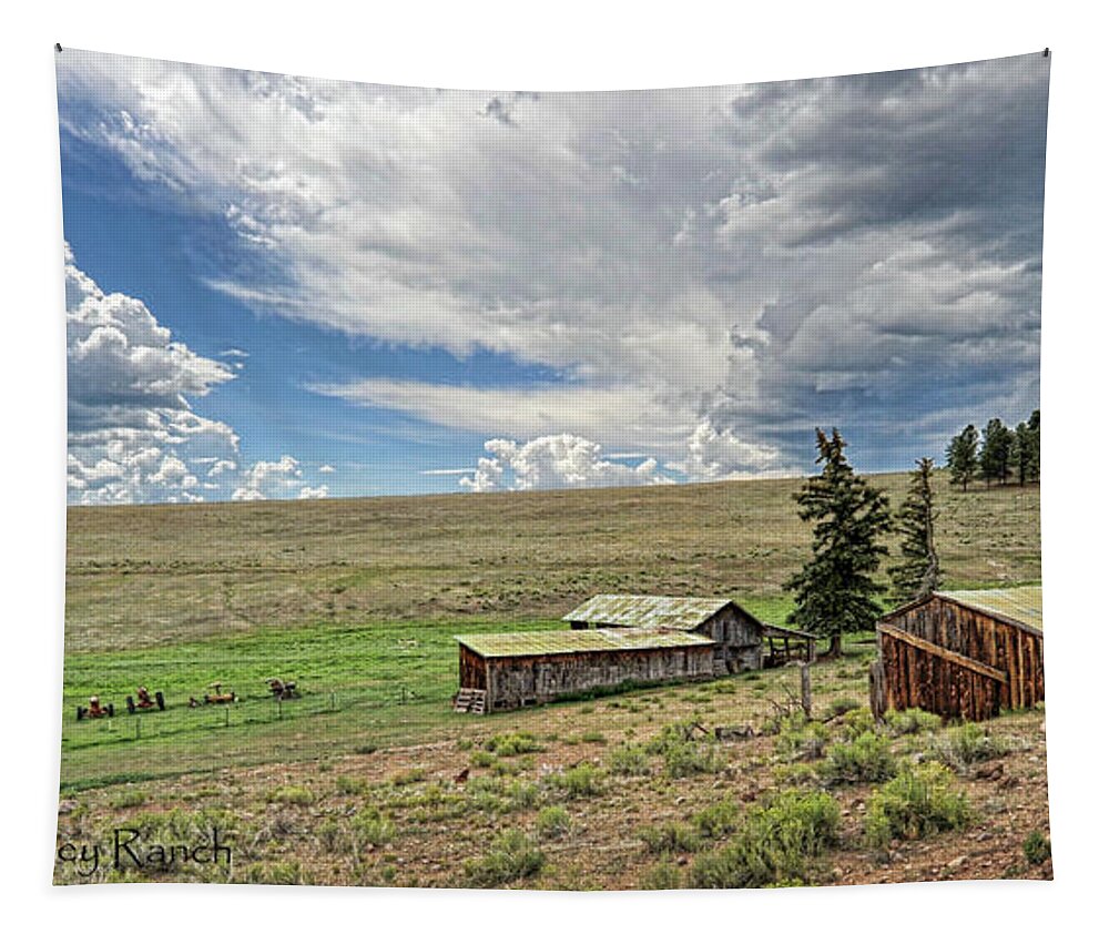 Eagle Nest Tapestry featuring the photograph Moreno Valley Ranch by Ron Weathers