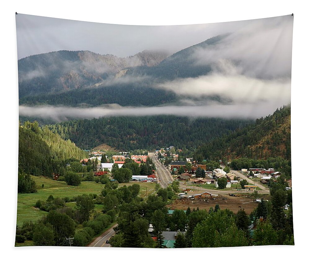 Red River Tapestry featuring the photograph Morning Clouds Over Red River by Ron Weathers