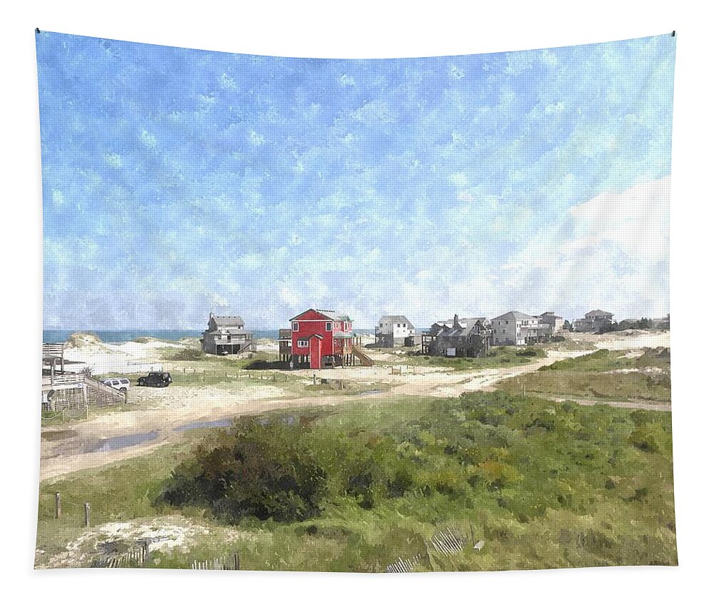 Beach Tapestry featuring the photograph North Swan NC beach rentals by Kim Galluzzo