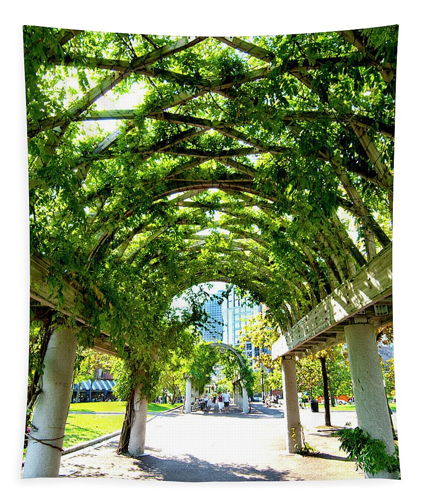 Art Tapestry featuring the photograph Oasis by Greg Fortier