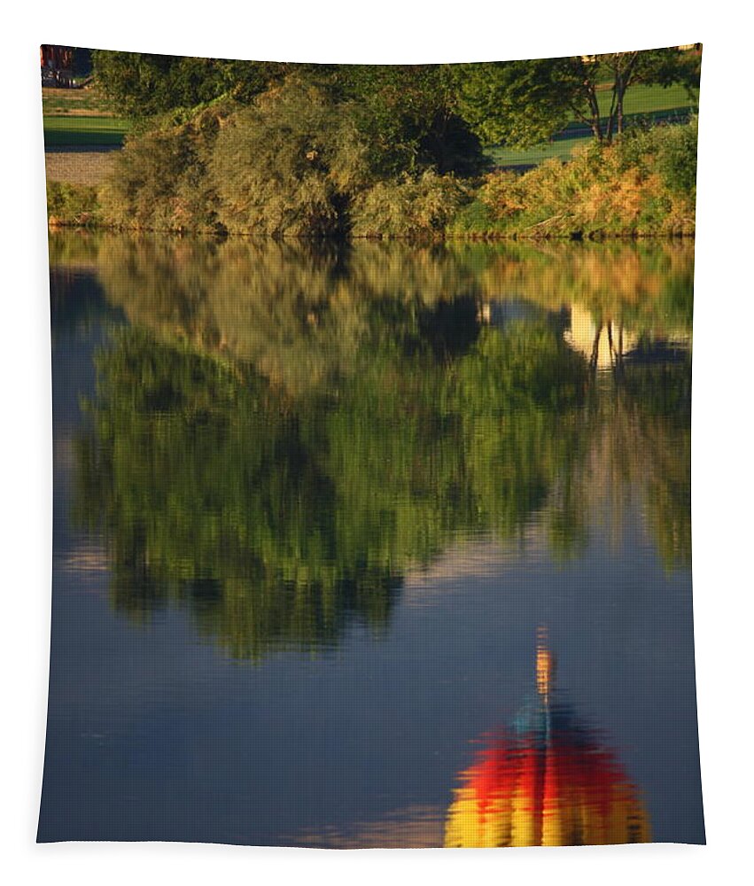 Prosser Tapestry featuring the photograph One Balloon by Carol Groenen
