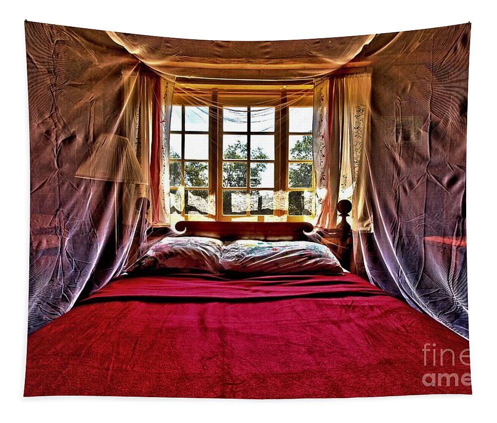 Bed Tapestry featuring the photograph Passion by Adam Jewell