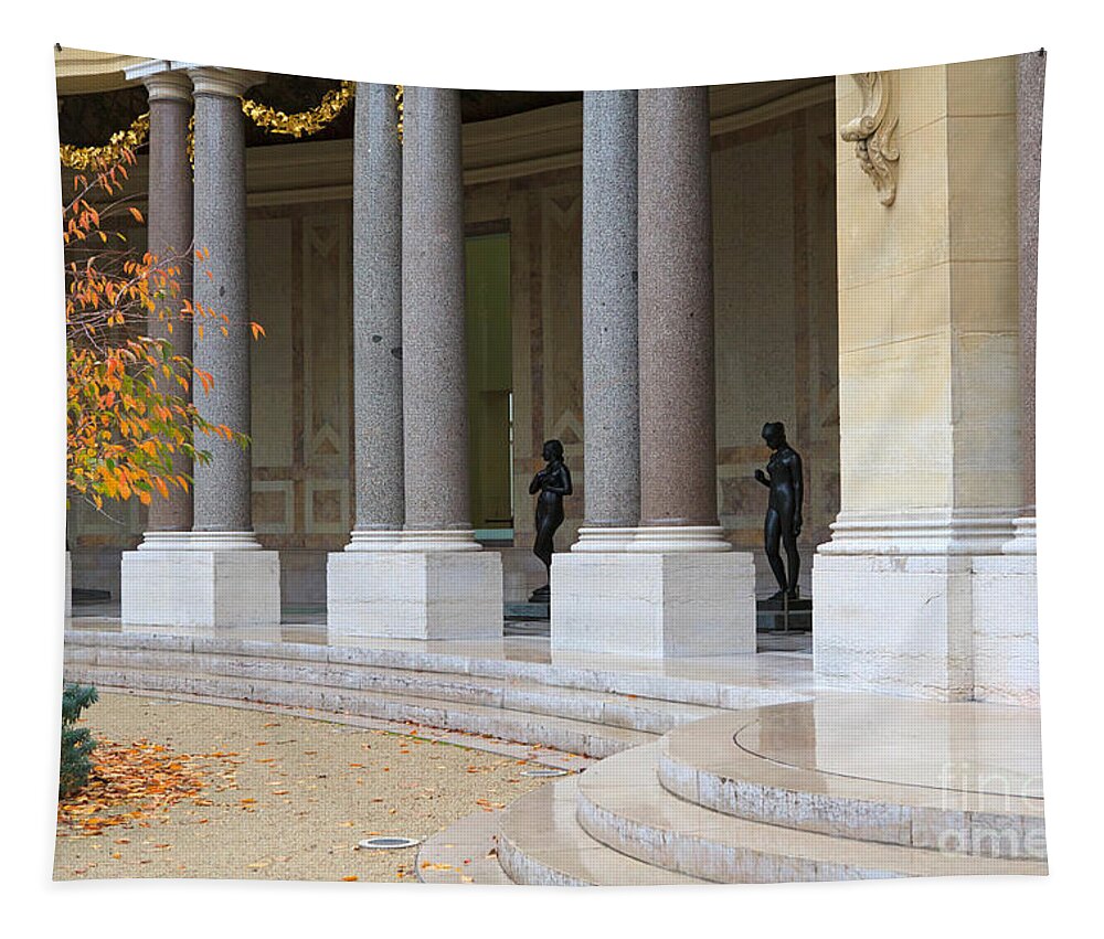 Petit Palais Tapestry featuring the photograph Petit Palais in Paris France by Louise Heusinkveld