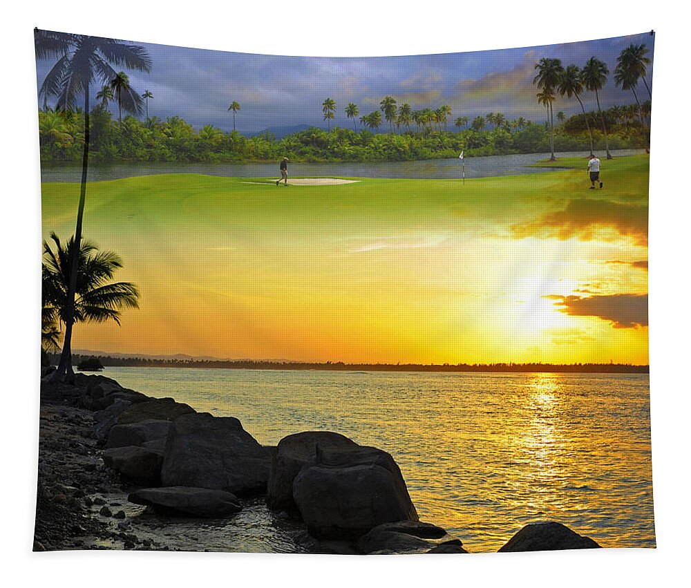 Tropical Tapestry featuring the photograph Puerto Rico Montage 3 by Stephen Anderson