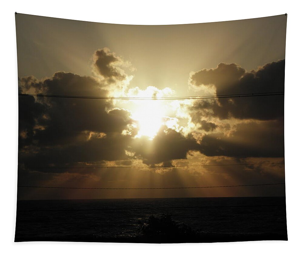 Sunset Tapestry featuring the photograph Rays Of Beauty by Kim Galluzzo