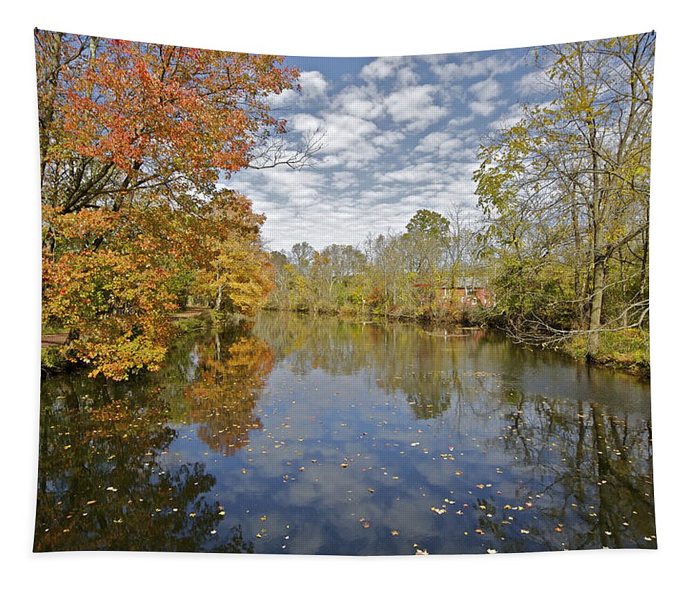 Autumn Tapestry featuring the photograph Reflections on the Canal by David Letts