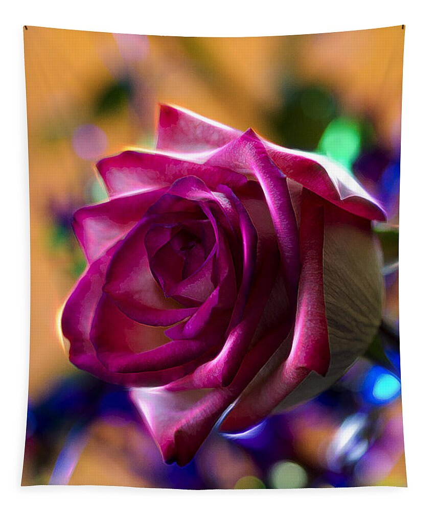 Rose Tapestry featuring the photograph Rose Celebration by Bill and Linda Tiepelman