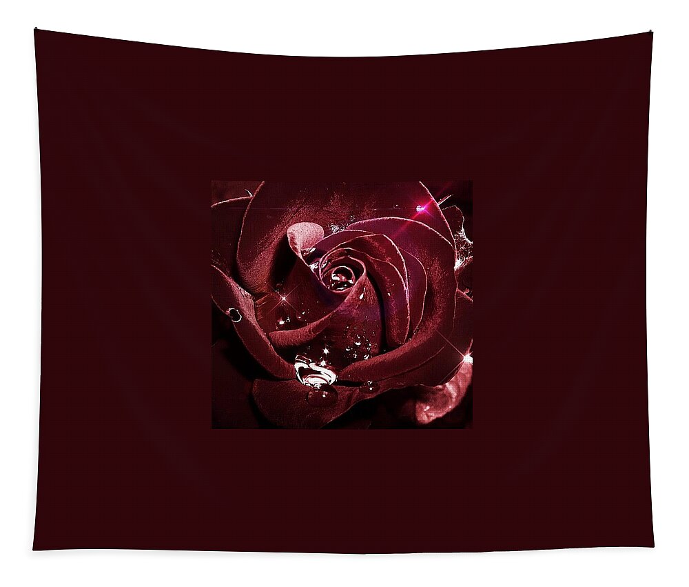 Instaaaaah Tapestry featuring the photograph Rose by Silva Halo