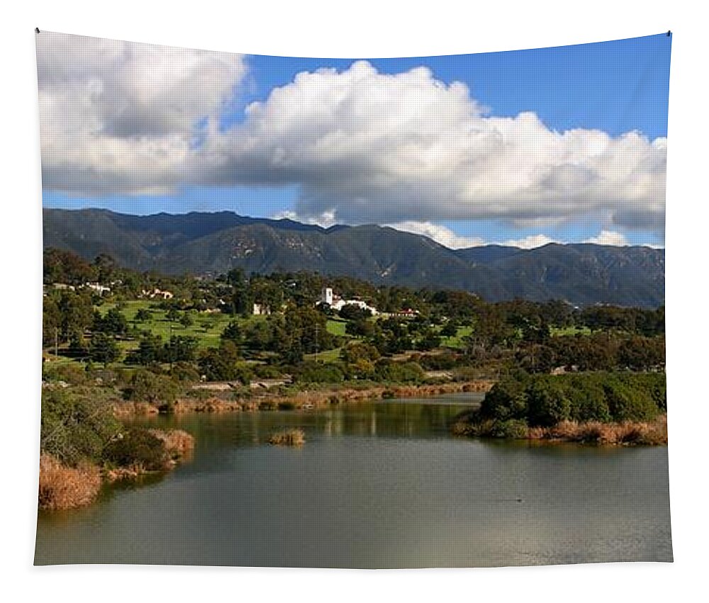 Montecito Tapestry featuring the photograph Santa Barbara by Henrik Lehnerer