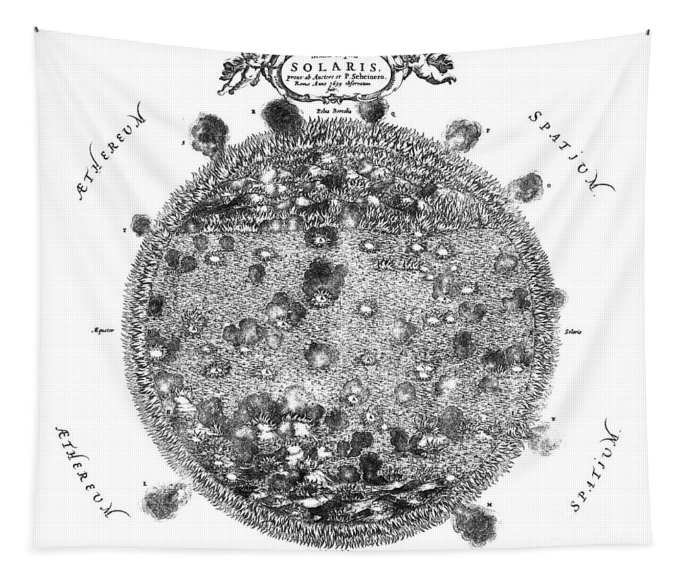 Science Tapestry featuring the photograph Schema Corporis Solaris, Mundus by Science Source