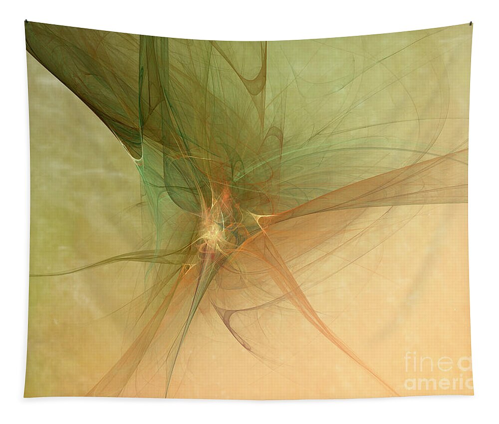 Fractal Tapestry featuring the photograph Silk Veil by Elaine Manley