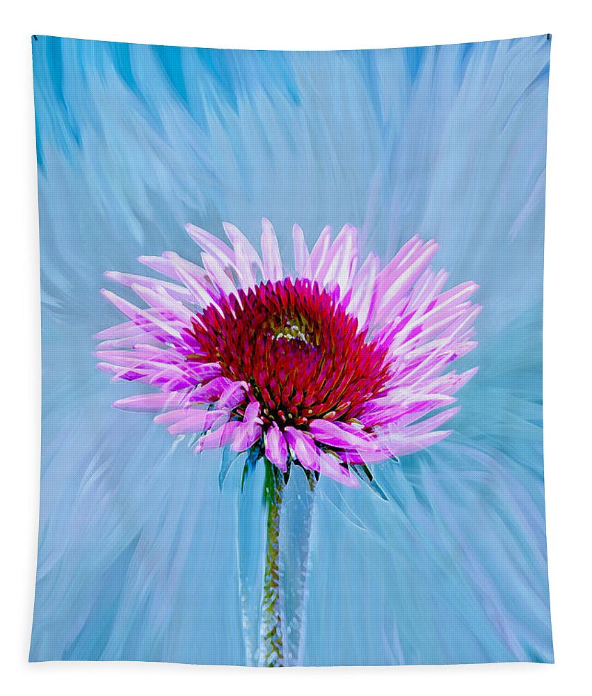 Flowers Tapestry featuring the photograph Spin Me by Linda Sannuti