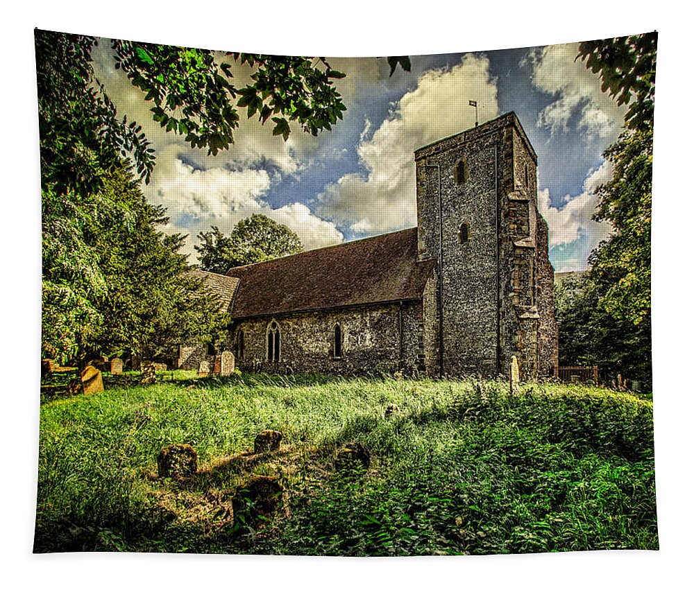 Church Tapestry featuring the photograph St Andrews Church by Chris Lord