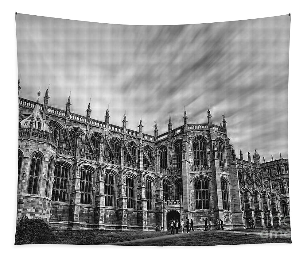 Yhun Suarez Tapestry featuring the photograph St George's Chapel - Windsor by Yhun Suarez