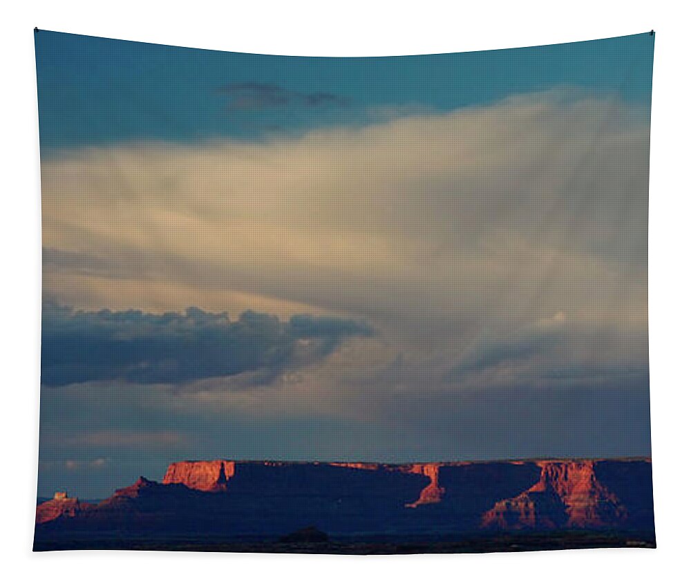 Southwest Photography Tapestry featuring the photograph Sunset at the Canyonlands by Keith Kapple