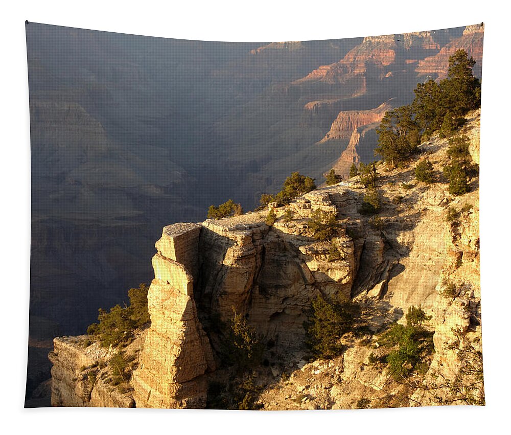 Grand Canyon Tapestry featuring the photograph Sunset At The Grand Canyon V by Julie Niemela