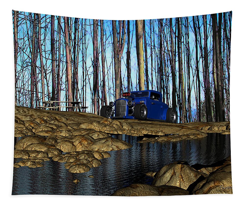 Lake Tapestry featuring the digital art Tender Years- by Robert Orinski