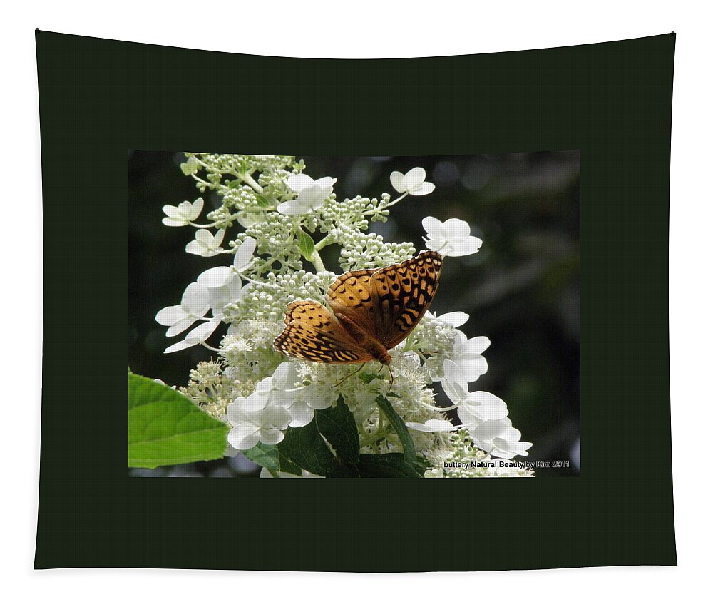 Butterfly Tapestry featuring the photograph The Beauty Of Nature by Kim Galluzzo