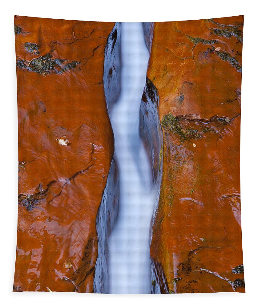 Water Photography Tapestry featuring the photograph The Crack by Keith Kapple