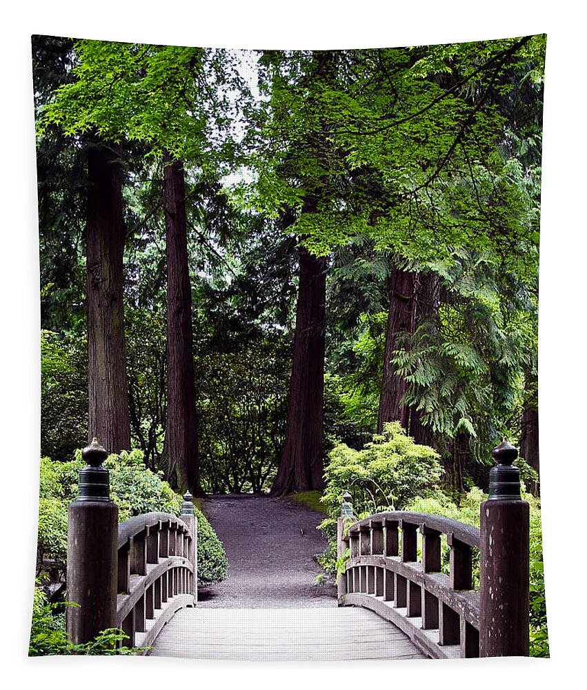 Bridge Tapestry featuring the photograph The Path by Athena Mckinzie
