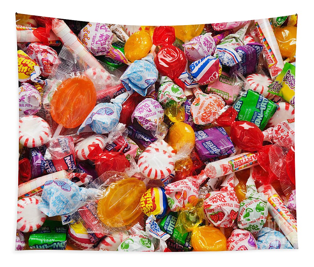 Candy Tapestry featuring the photograph The Sugar Rush 2 by Andee Design