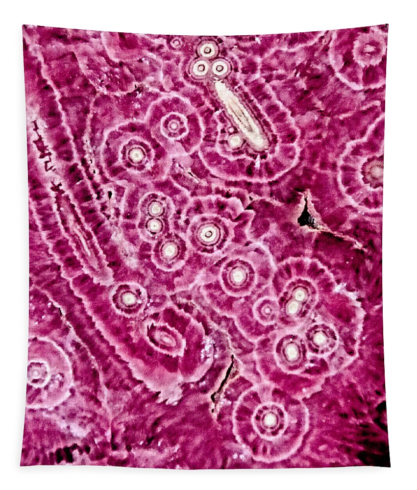 Mineral Tapestry featuring the photograph Universe In Pink by Christopher Holmes