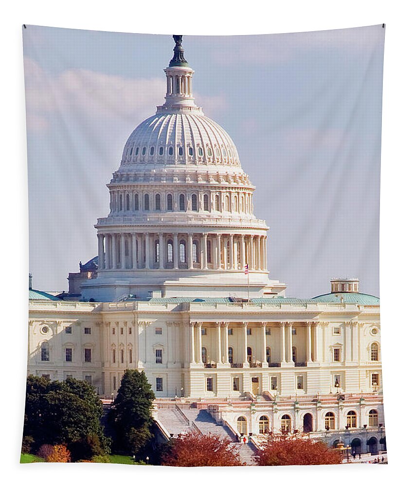  Tapestry featuring the photograph Washington 3 by Burney Lieberman